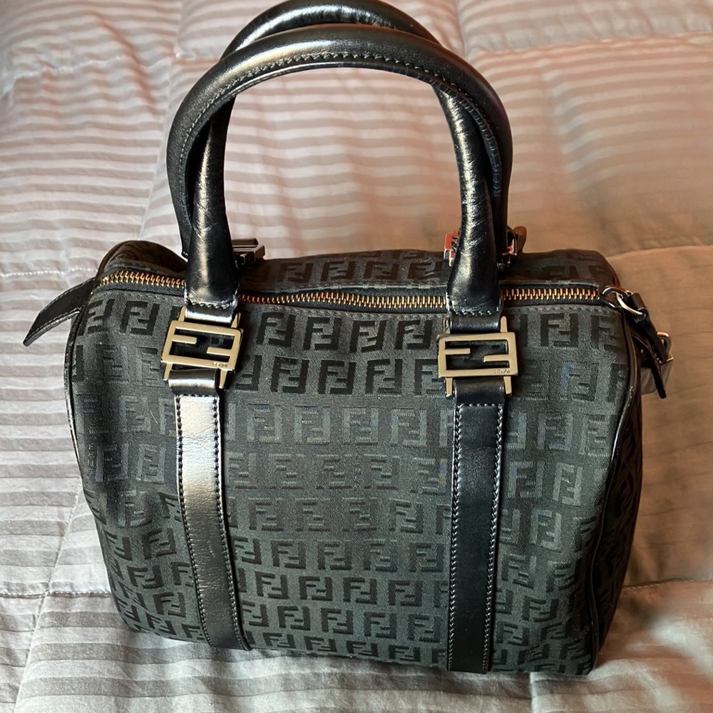 Authentic Fendi Zucchino Bag - Rare! - Picture 2 of 15